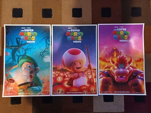 Super Mario Bros 11" x 17" Collector's Movie Posters ( Set of 3 ) - Picture 1 of 7