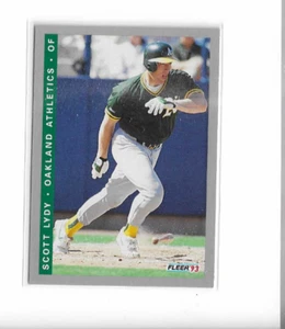 1993 Fleer Final Edition Scott Lydy Rookie #F-256 Athletics - Picture 1 of 1