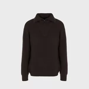EMPORIO ARMANI Zip Collar Sweater - Brand New £300 - Picture 1 of 10