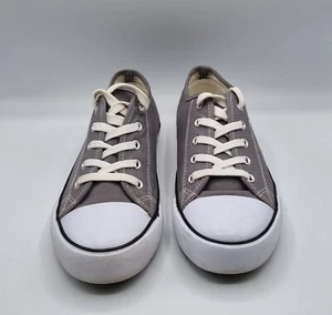 Graue Canvas-Sneaker Gr. 41 – Casual Herren-/Damen-Schuhe - Bild 1 von 7