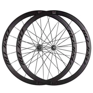 700C 16/21 Holes Road Bike Alloy Wheelset 30mm 40mm Deep Pull Spokes Rim Brake - Picture 1 of 10