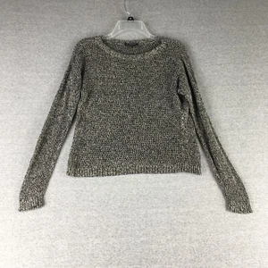 Eileen Fisher Pullover Damen Medium Petite Leinen Wolle offen Strick reife Küste - Bild 1 von 7