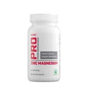GNC Pro Performance Zinc Magnesium Tablet 60's for men, women fast ship - Picture 1 of 5