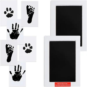 2-Pack Baby Hand and Footprint Kit Baby Footprint Kit- Ink Pad for Baby Hand and - Picture 1 of 12