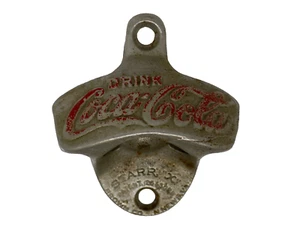Starr ""X"" Brown Manufacturing Co apribottiglie montaggio a parete Coca-Cola anni '40 - Foto 1 di 4