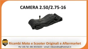 CAMERA D'ARIA 2 3/4 16 - 2.50/2.75-16 PER CICLOMOTORI E SCOOTER - Imagen 1 de 1