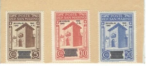 SAN MARINO--1943-( 5-10-20 )--215-217--MINT--NH--OG - Picture 1 of 1