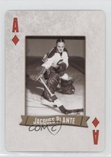 2018 Frameworth Hockey Hall of Fame Legends Playing Cards Jacques Plante #AD HOF