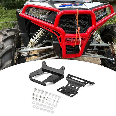Front Bumper Winch Mount Plate Kit For Polaris RZR 900/4 900/S 900/S4 900/S 1000 - Image 1 of 4