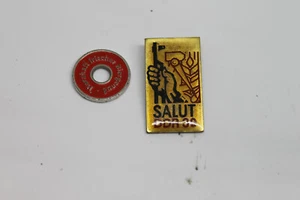 PIN ANSTECK NADEL ABZEICHEN DDR NVA SALUT DDR 30 - Bild 1 von 2