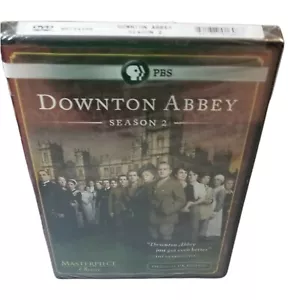 Downton Abbey Season 2 Dame Maggie Smith Hugh Bonneville DVD New Sealed - Foto 1 di 4