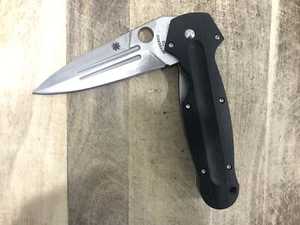 Outdoor Tactical D2 Folding Knife G10 Handle Spyderco High Quality - Picture 1 of 10