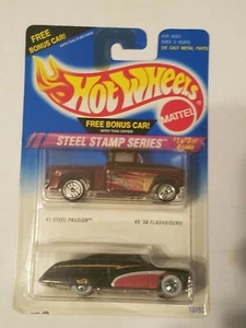 Hot Wheels Steel Stamp Series 2 Pack '56 Flashsider Steel Passion - Picture 1 of 2
