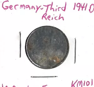 Moneda Alemania (Tercer Reich) 10 Reichspfennig 1941 D KM101 - Imagen 1 de 1