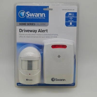 Swann Security  Wireless Alarm Motion Detector Alert Chime PIR Sensor 200 Feet - Image 1 of 4
