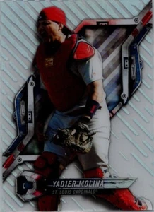 2018 Topps High Tek - Pattern 1 Waves/Diagonals #HT-YM Yadier Molina Cardinals - Picture 1 of 2