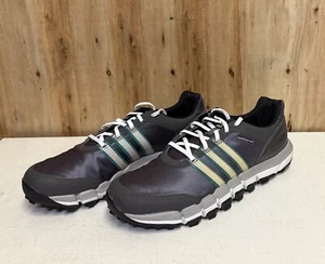 Adidas Men's Pure 360 Gripmore S Golf Shoes Size 9 Grey/White/Green Q46741 (Z) - Picture 1 of 6