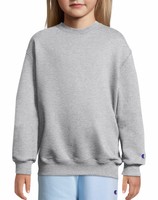 Champion Sweatshirt Kid Double Dry Action Fleece Girls Boys Athletic Heavyweight