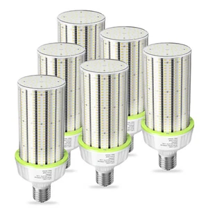 6X Corn Cob Led Light Bulb 5000k Daylight 120W E39 Warehouse Parking Lot Lights - Picture 1 of 14