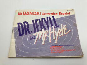 Dr Jekyll and Mr.  Hyde NES Nintendo Original  Manual Has Wear  c6