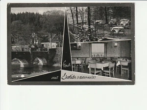 EHRLICH / Ww.., Gruß aus.... 3 Ans. "Haus Waldesruh" innen / außen....s/w AK kl - Picture 1 of 1