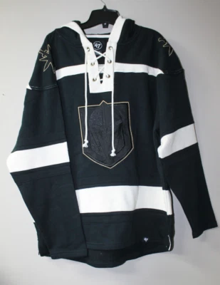 New Vegas Golden Knights old time jersey style mid weight cotton hoodie men's XL - Image 1 of 4