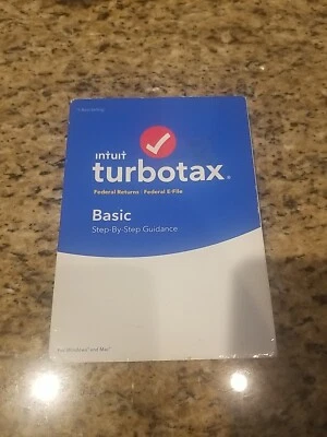 Intuit TurboTax Basic 2018 Federal Returns + Federal E-File for Windows and Mac  - Image 1 of 4