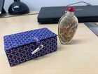 China Riechfläschchen snuff bottle Glas Innenmalerei Hinterglasmalerei