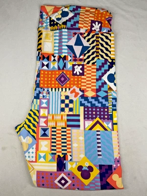 Nuevo Disney LuLaRoe Alto Curvilíneo 2 Leggings Mickey Mini Mouse Foto 1 de 4