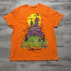 Walt Disney World Happy Halloween Schloss Spuk Kürbis T-Shirt - Bild 1 von 5