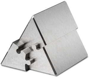 3-Piece Triangle Puzzle – Zero Tolerance EDM Wire Cut Stainless Steel Trinket - Picture 1 of 7