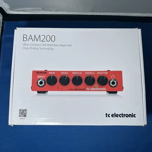 TC Electronic BAM 200 Ultra-Compact 200W Bass Head Amp New - Picture 1 of 13