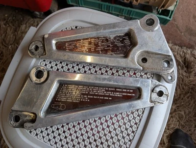 Par de colgadores reposapiés izquierdo y derecho Honda CB450SC Nighthawk 1982-1983 #G11 Foto 1 de 4