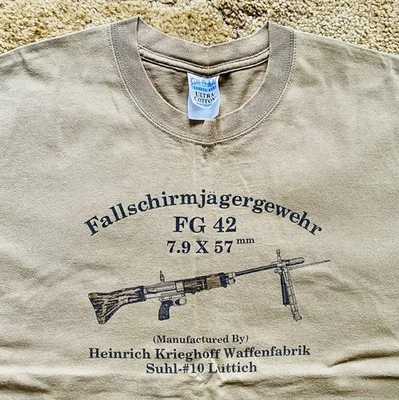 Camisa De Colección Ejército Alemán Paracaidista FG 42 Talla L Foto 1 de 4