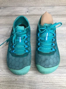 Merrell Vapor Glove 3 Trail Running Shoes Lace Up Vibram Baltic Blue 7 - Picture 1 of 9