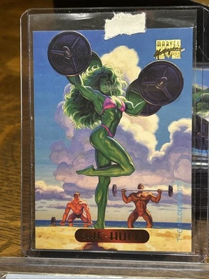 1994 Fleer 漫威杰作 She Hulk 卡 #108 — 第 1/2 张图片