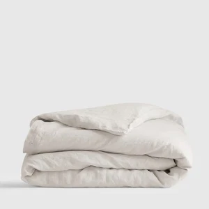 Quince European Linen Duvet Cover Sand Beige Size King/CalKing - Picture 1 of 13