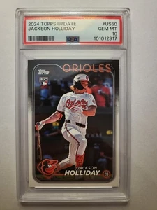 Jackson Holliday - RC - PSA 10 GEM MT - 2024 Topps Update #US50 - Orioles Rookie - Bild 1 von 1