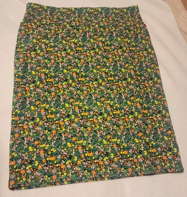 Falda elástica multicolor floral sencillamente cómoda LuLaRoe para mujer talla 2XL Foto 1 de 4