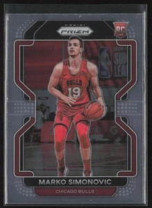 2021-22 Panini Prizm Marko Simonovic #166 Rookie Chicago Bulls - Picture 1 of 2