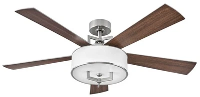 Умный светодиодный фонарь Hinkley Lighting 903056F-LID Hampton 56 дюймов 5 лезвий для помещений - никель - Изображение 1 из 4