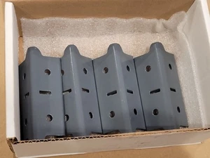 Confezione 4 Connettore Adattatore Accoppiatore Gambe Palo Scaffalatura Per Edsal Muscle Rack D - Foto 1 di 4