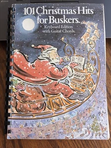 101 CHRISTMAS HITS for BUSKERS-PIANO MELODY LINE + CHORDS - WISE- A/C - FREEPOST - Picture 1 of 5