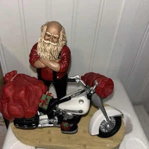 NEW Harley-Davidson Santa's Sled First Issue Jolly Rider Figurine 1998 In Box - Picture 1 of 14
