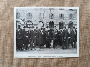 Der Frühling in Rom: Das Veteranenkundgebung vom 14. März 1905 Soldaten - Bild 1 von 1