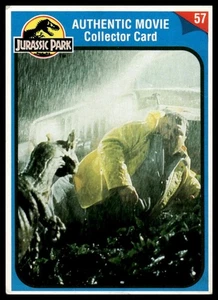 Tarjeta cruda Dennis Nedry 1993 Kenner Jurassic Park película #57 - Imagen 1 de 2