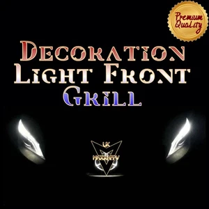 AUTO LED RED LIGHT UP 5D STAR FRONT GRILL FOR W176 A180 A200 A260 W246 - Picture 1 of 5