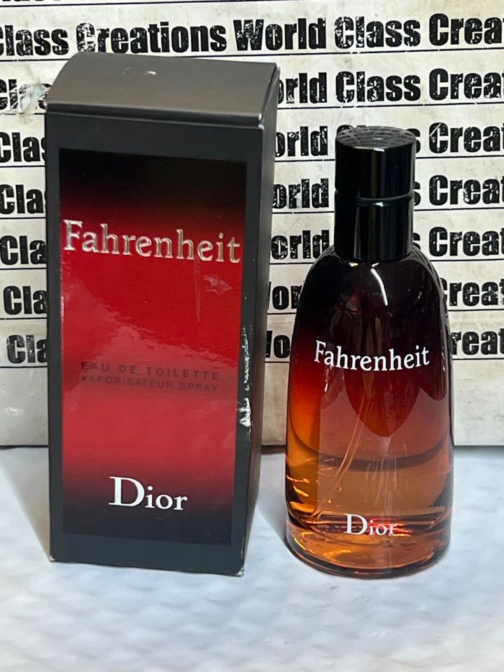CHRISTIAN DIOR FAHRENHEIT EDT SPRAY PARA HOMBRES - 1,7 OZ/50 ML EN CAJA RUGOSA SIN SELLAR Foto 1 de 1