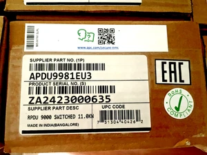 NEW APC APDU9981EU3 Switched Rack 9000 Series PDU 230V 21x C13 3 x C19 16A ZeroU - Picture 1 of 8