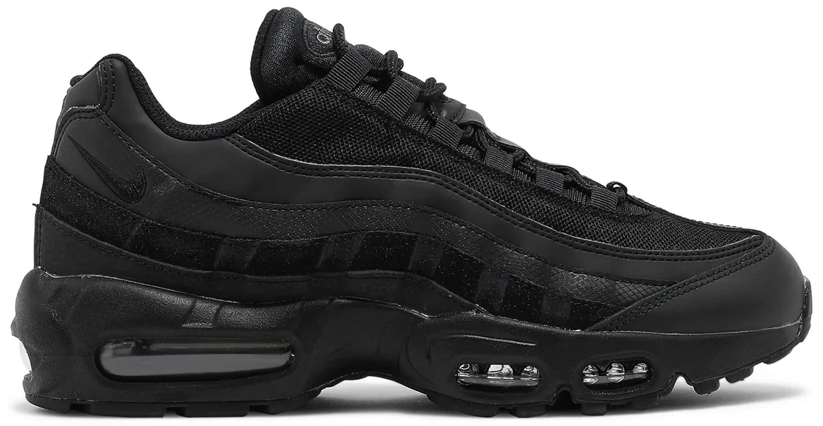 か*わ様 美品　NIKE airmax95 トリプルブラック　609048 09 Nike Air Max 95 Triple Black - 609048-092 for Sale | Authenticity
